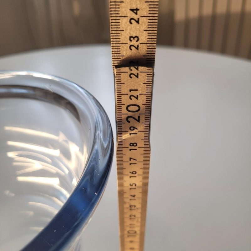 Ljusblå Vas i glas