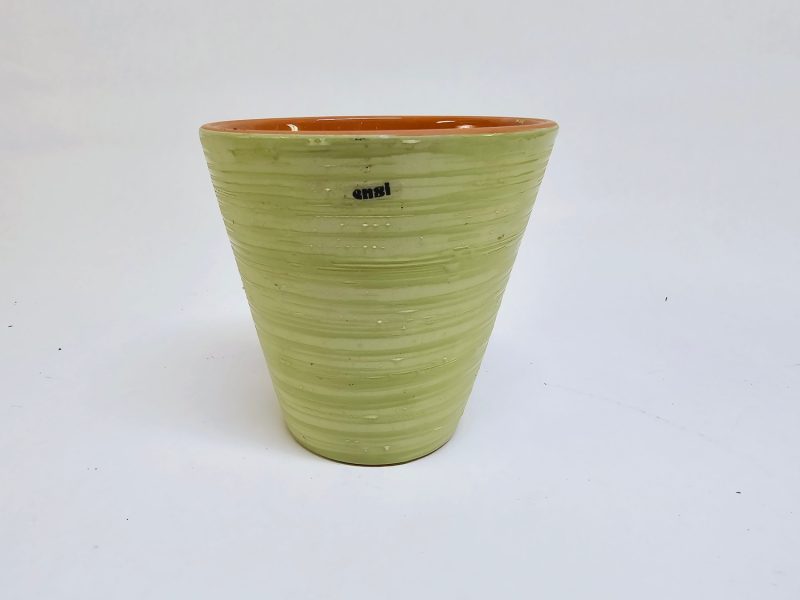 Elegant Grön Ensi-kruka – 15 cm Perfektion för Dina Växter