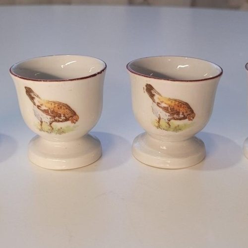 4 st Retro Äggkoppar