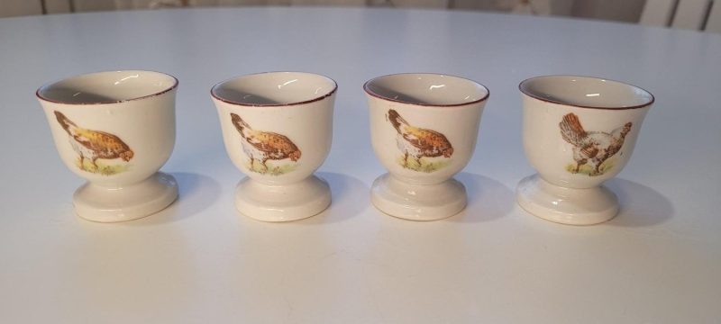 4 st Retro Äggkoppar