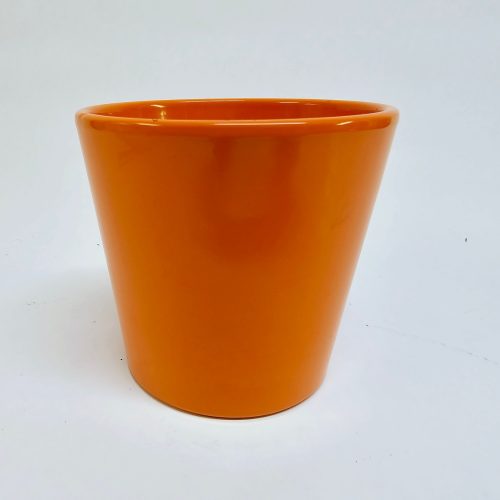 Stilren Orange Kruka – 12,5 cm för Färgglad Inredning