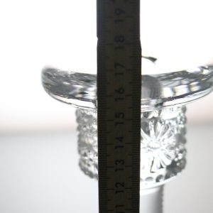 LJUSSTAKE "DAISY" ROLF SINNEMARK FÖR KOSTA BODA GLASBRUK