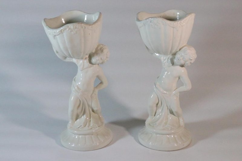 FIGURINER/KRUKOR, 2 st. porslin, Capodimonte, Italien