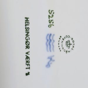 Royal Copenhagen tallrik – "Helsingør Værft" – 21,5 cm i diameter