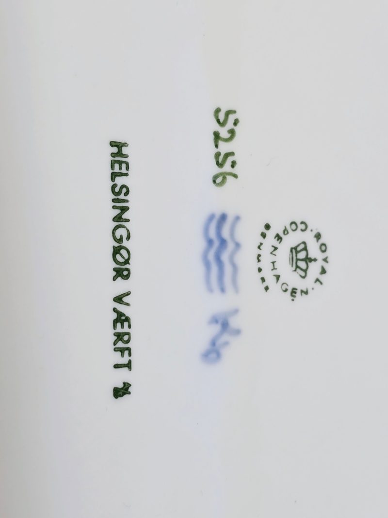 Royal Copenhagen tallrik – "Helsingør Værft" – 21,5 cm i diameter