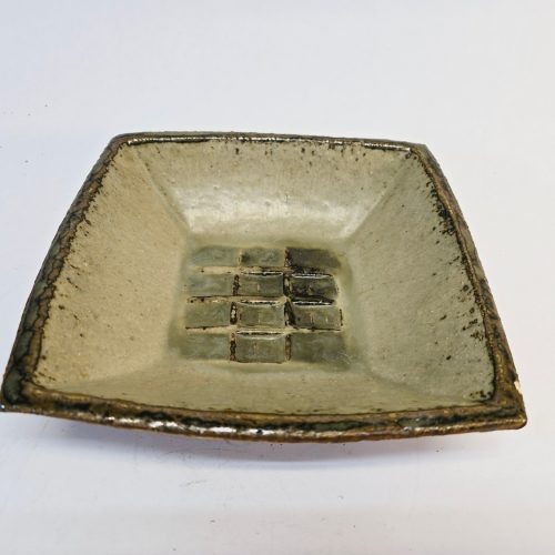 Curt Magnus Addin – Unik Keramikskål, 23x23 cm
