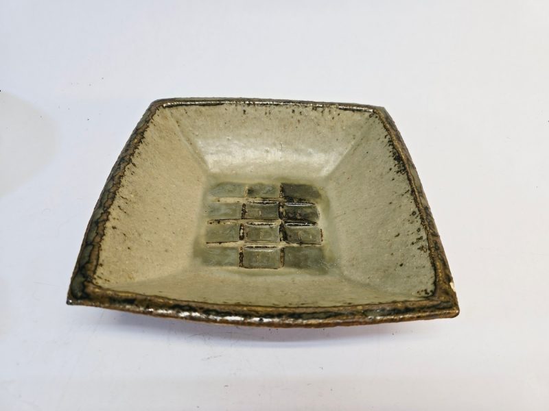 Curt Magnus Addin – Unik Keramikskål, 23x23 cm