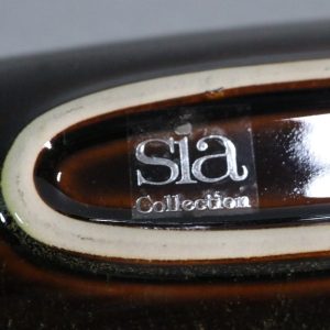 Långt fat i keramik - Olivfat brun. SIA Collection 45cm