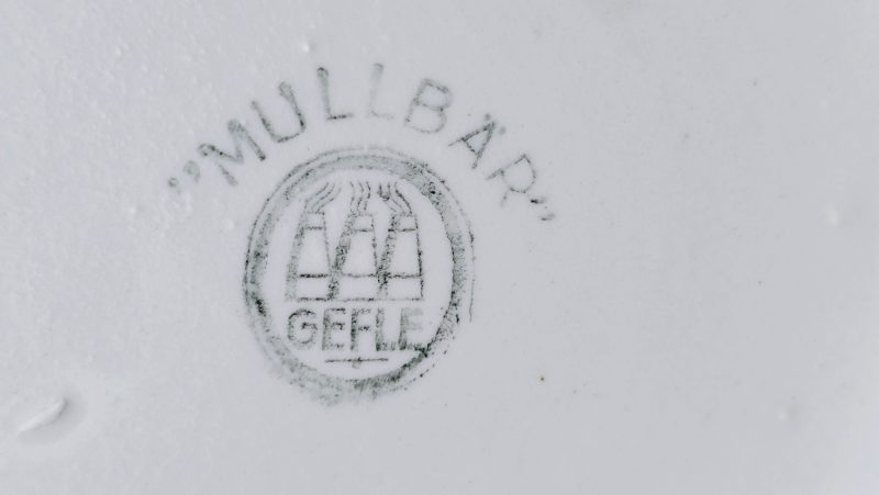 KANNA, porslin, 'Mullbär', Gefle