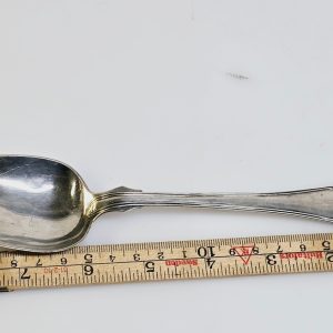 Antik silversked – 23 cm lång, stämplad äkta silver