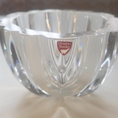 Skål , Orrefors D14cm H9cm