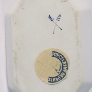 Elegant Porcelaine de Paris-porslinsfat – Fransk klassiker för finsmakare