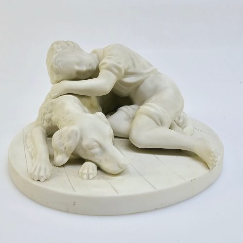 Antik Gustavsberg-skulptur i parian av Adele Rudenschöld – Tidlös elegans