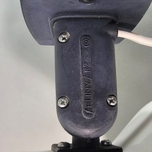 VÄGGLAMPA, lackerad metall, 1900-tal