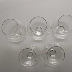 5st glas, 10cm höjd och 4cm i diameter