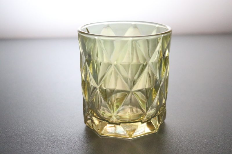 Elegant Glas med Kristalliknande Mönster – Perfekt för Samlingen