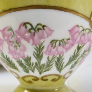 Exklusivt set av 8 kaffekoppar från K&A Krautheim Selb Bavaria