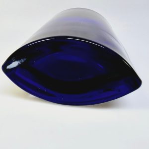 Elegant Blå Glasvas – Skandinavisk Design