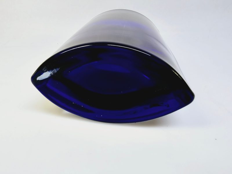 Elegant Blå Glasvas – Skandinavisk Design