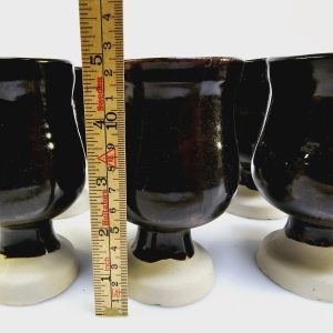 Eleganta handgjorda keramikbägare - Set om 6 stycken