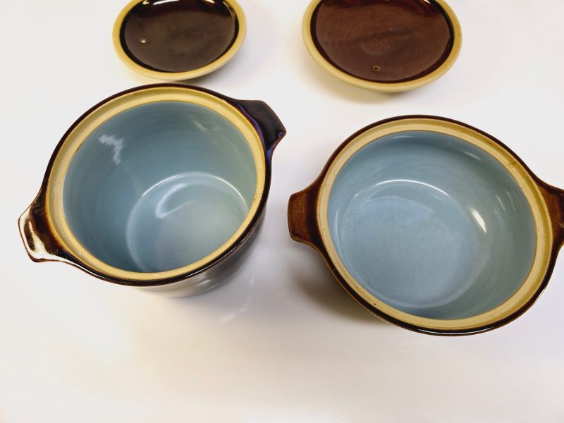 Set med två charmiga grytor från Denby Stoneware - Engelsk kvalitet