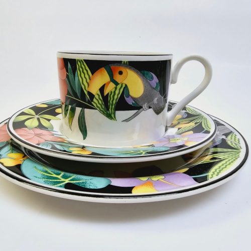 Färgglatt Kaffeset från Sango – "Tropica" Design