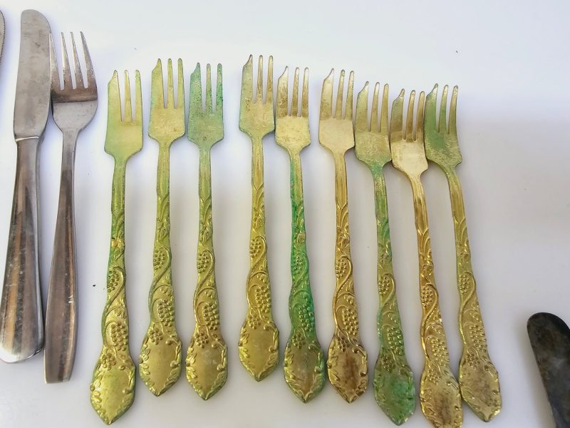 Blandat Set med Bestick – Vintage och Antikt