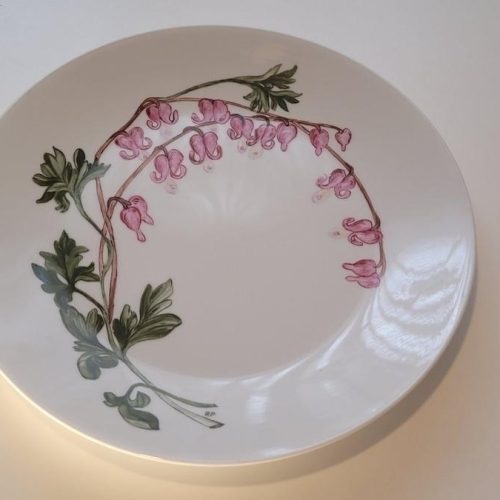 Stor handmålad fat Rosenthal, 32cm, Ruth persson