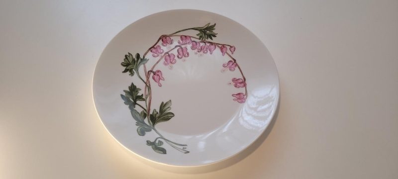 Stor handmålad fat Rosenthal, 32cm, Ruth persson