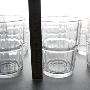 Tidlösa Stapelbara Glas – Set om 6