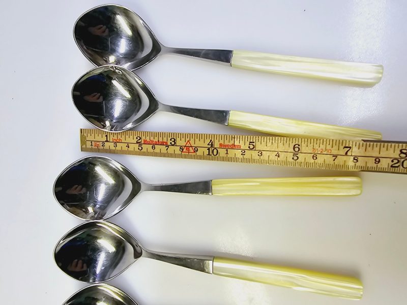 Set med 6 skedar från Lundtofte, Danmark
