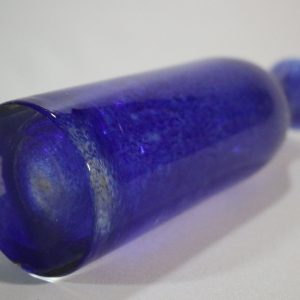 Glasvas, ca 26,5cm hög - blå