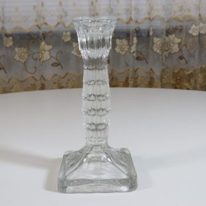 Ljusstake, glas, 18cm