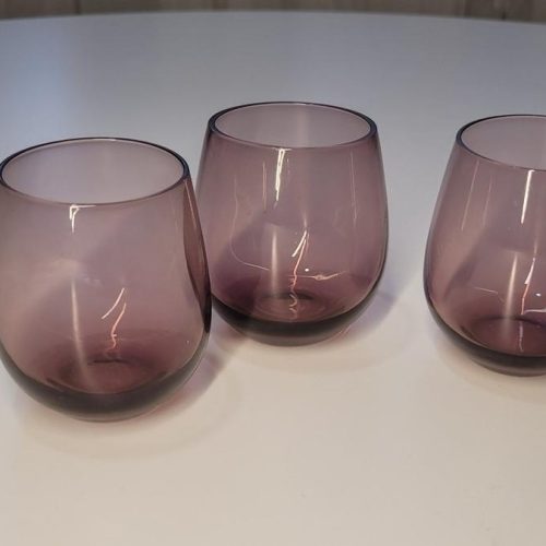 3 delar Viadurini italienska glas i lila