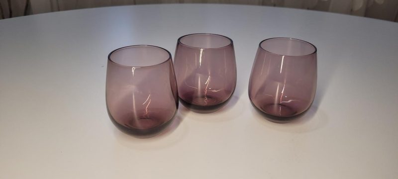 3 delar Viadurini italienska glas i lila