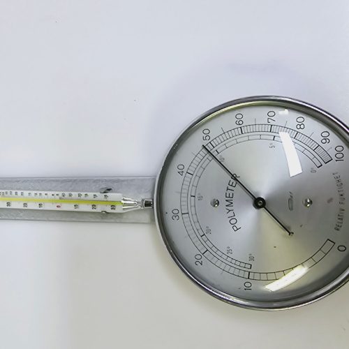 Vintage Polymeter i metall – Funktionell och dekorativ