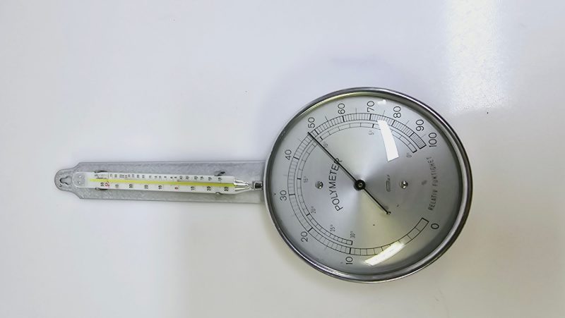 Vintage Polymeter i metall – Funktionell och dekorativ