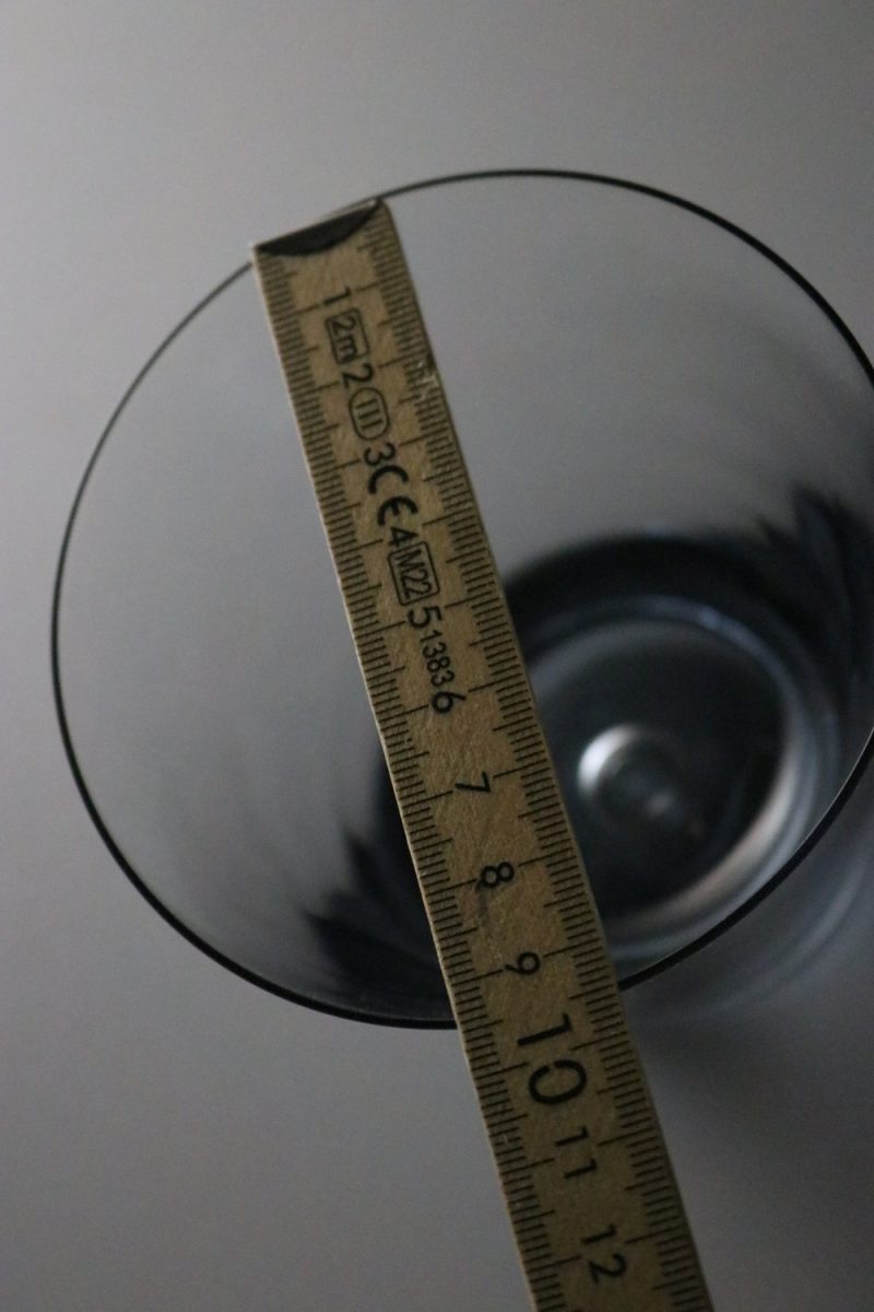 Elegant Glas Tumbler – 11 cm Hög, Stilren Design