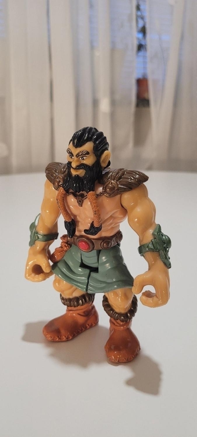 Mattel 2001 Viking Barbar Krigare Action Figur sällsynt 14cm