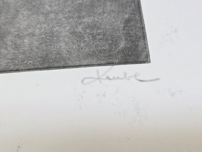 Tre originalkonsttryck – unika konstverk med signerade detaljer