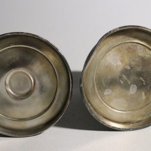 Swedish Grace Ljusstakar i Nysilver – Elegant Par från 1930/40-talet