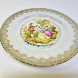 Elegant dekorativ tallrik från Bavaria – klassisk romantisk design