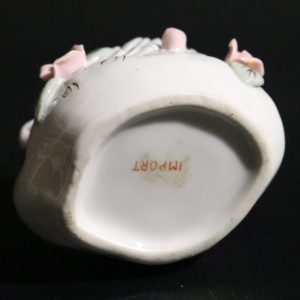 Japanskt Figurin Svan, Stämplad Import, Vintage