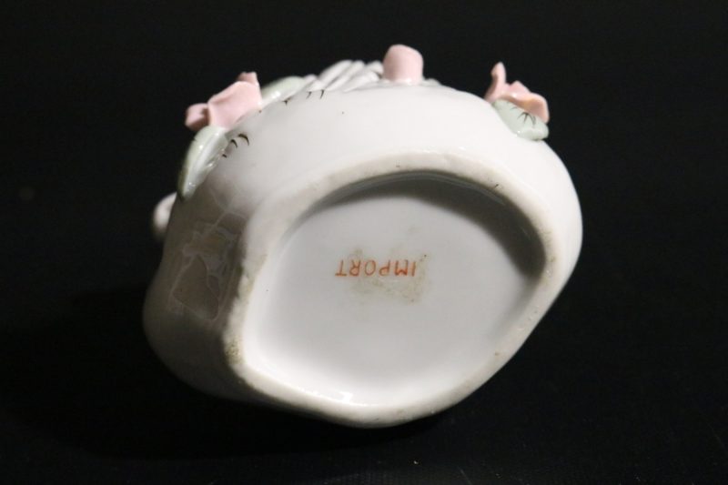 Japanskt Figurin Svan, Stämplad Import, Vintage