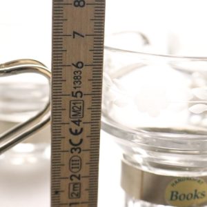 Kaffekoppar i glas, 5st - Handslipat Brooks