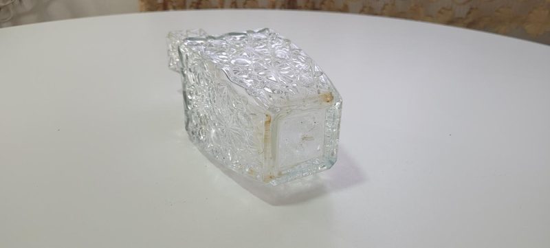 Glaskaraff med lock - 25cm