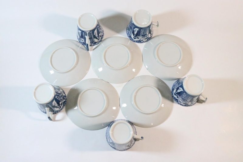 Vintage vacker servis, 10 delar, Long Eliza, troligen Holland 1970-tal