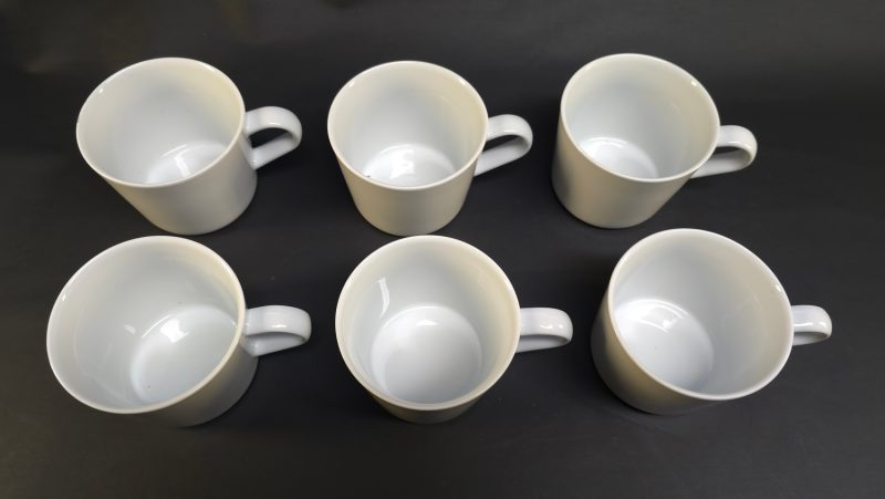 Stilrena kaffekoppar från IKEA – 6 stycken, tidlös design