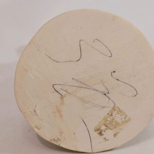 Exklusiv Vintage Figurin – Elegant Dam med Paraply