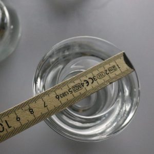 Eleganta Glas Ljusstakar/Ljuslyktor, 4st, Designade av K Hagberg och M Hagberg
